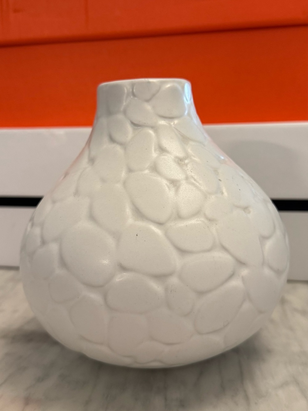 Jonathan Adler  White relief  Vase